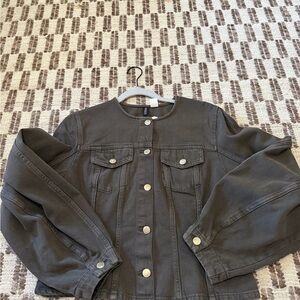 H&M Dark Brown Jean Jacket